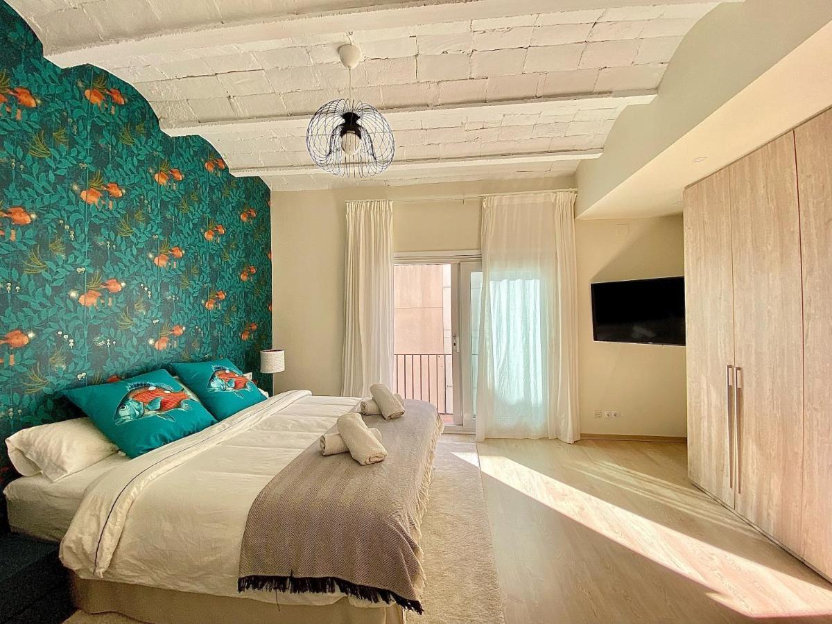 Abbott Apartment - 1 Min From The Beach - 100M2 - Sleeps 8 시체스 외부 사진