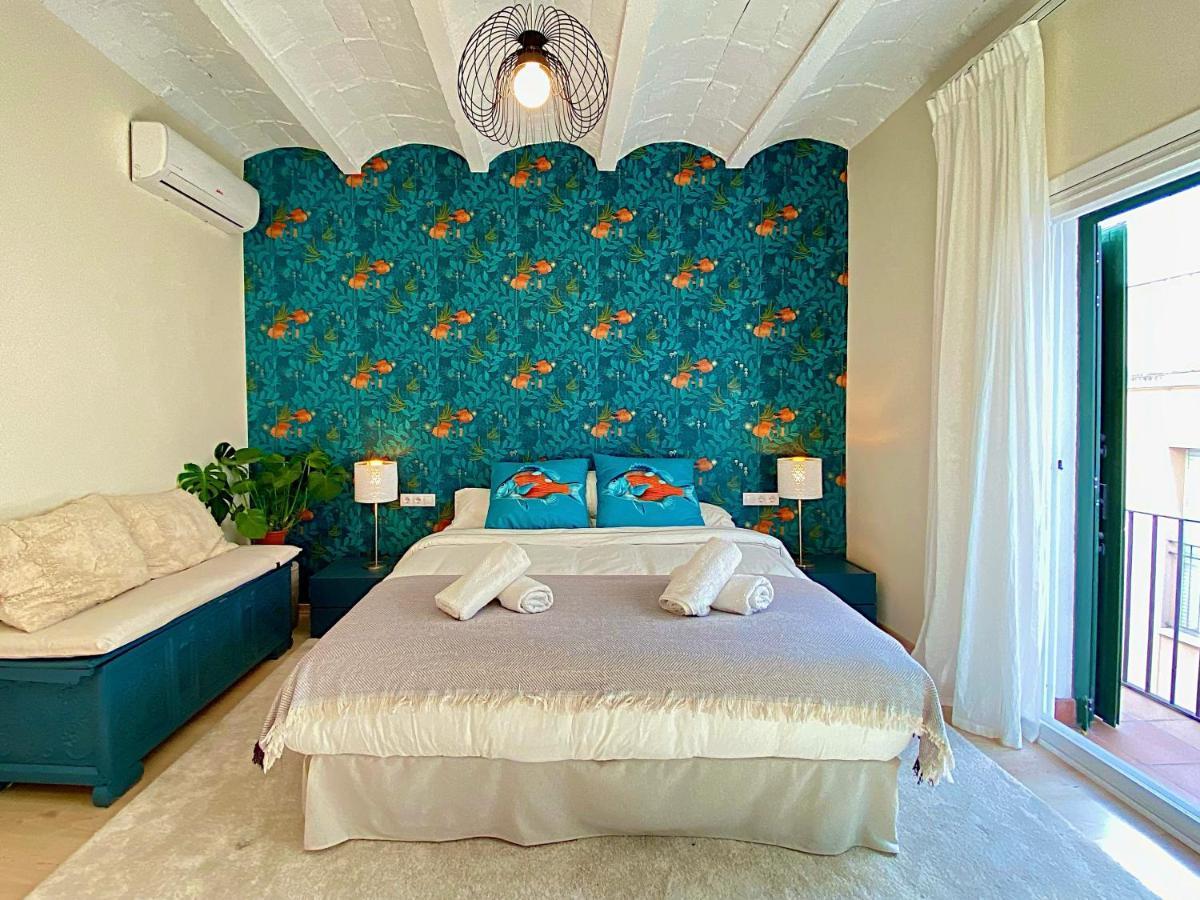 Abbott Apartment - 1 Min From The Beach - 100M2 - Sleeps 8 시체스 외부 사진