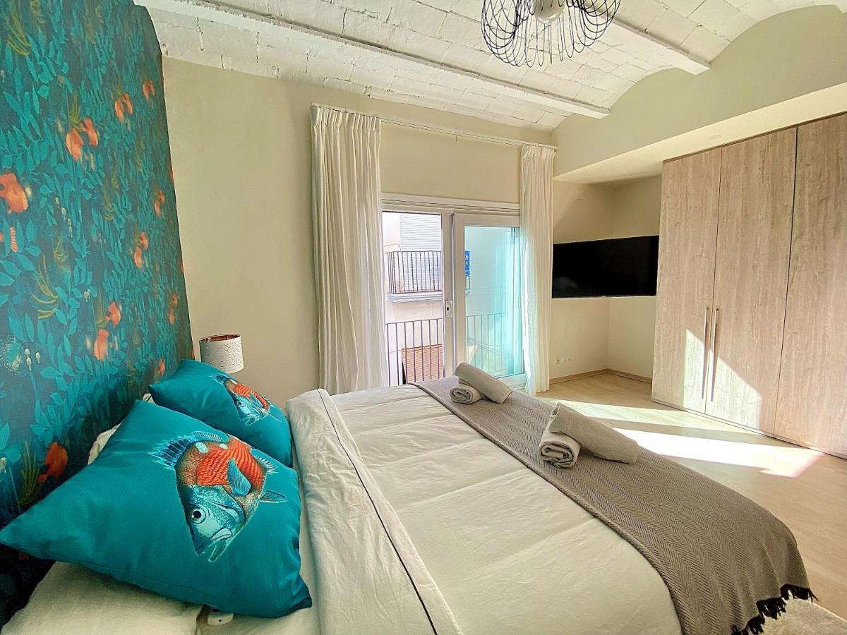 Abbott Apartment - 1 Min From The Beach - 100M2 - Sleeps 8 시체스 외부 사진